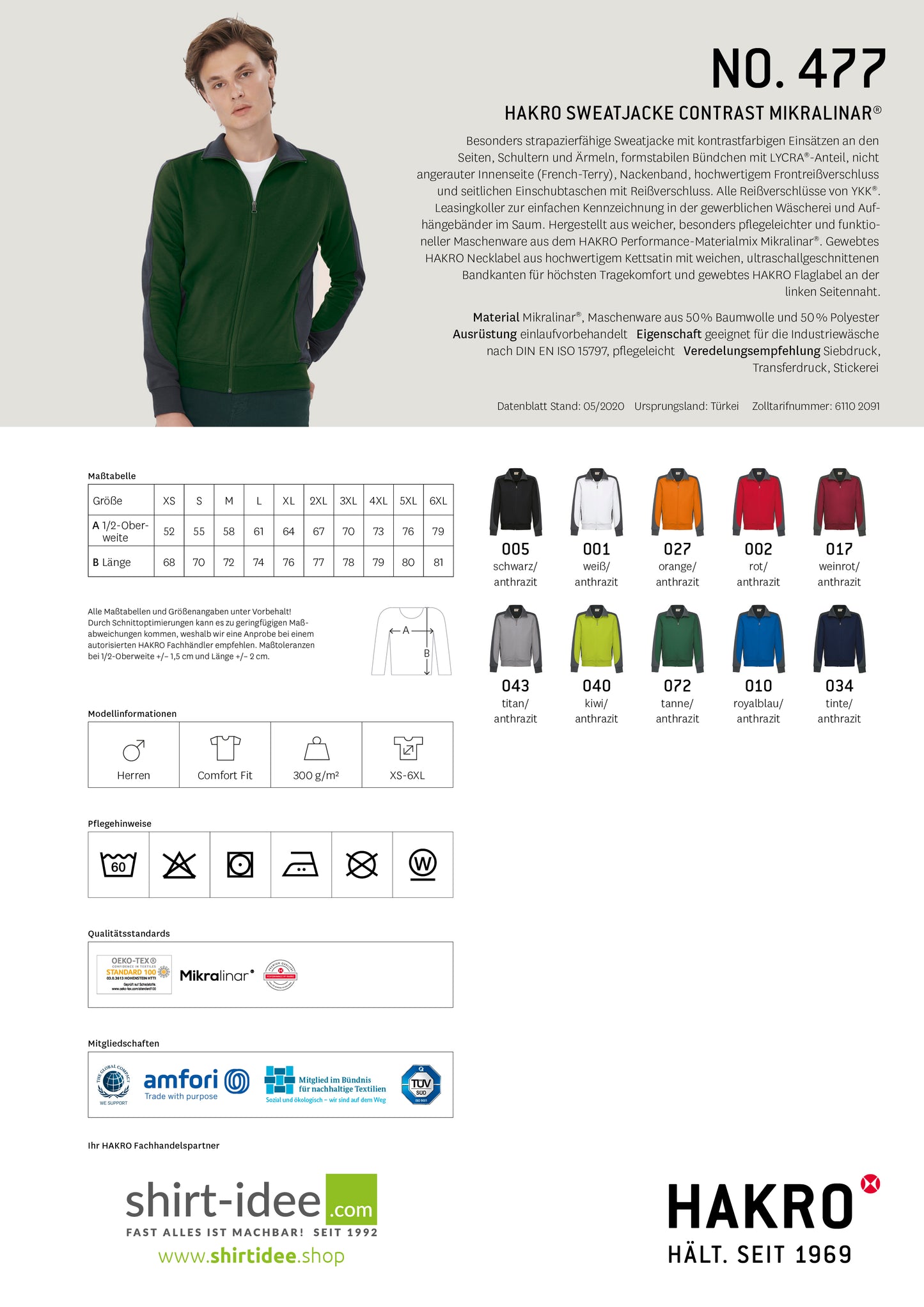 1.TSC - Sweatjacke Herren