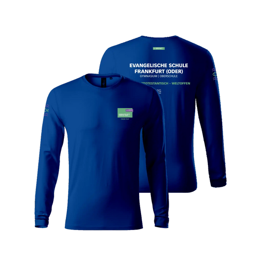 EvS – Langarm T-Shirt mit Schullogo - Kindergrößen