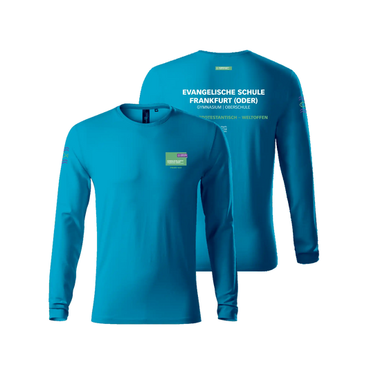 EvS – Langarm T-Shirt mit Schullogo - Kindergrößen - shirtidee.shop
