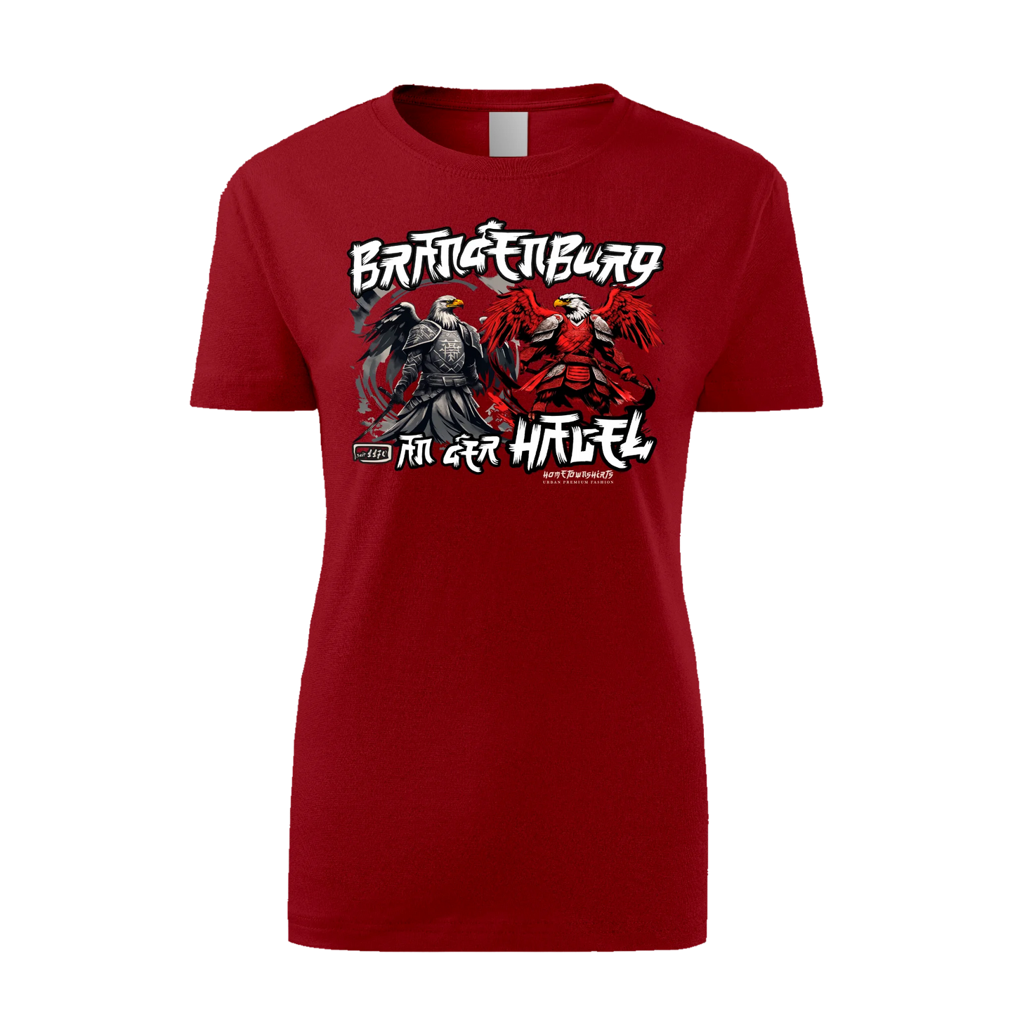 Brandenburg an der Havel - Damen T-Shirt - malbororot