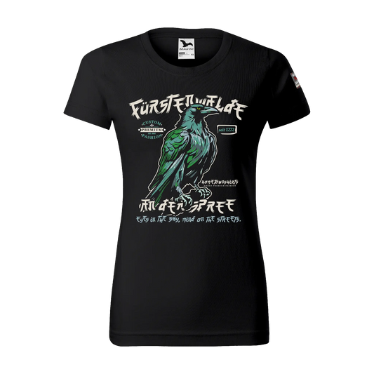 Fürstenwalde Damen T-Shirt - schwarz - hometownshirts.de