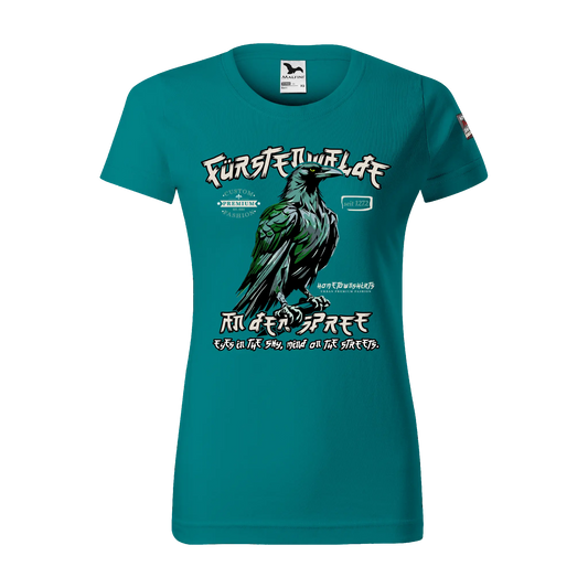 Fürstenwalde Damen T-Shirt - smaragdgruen - hometownshirts.de