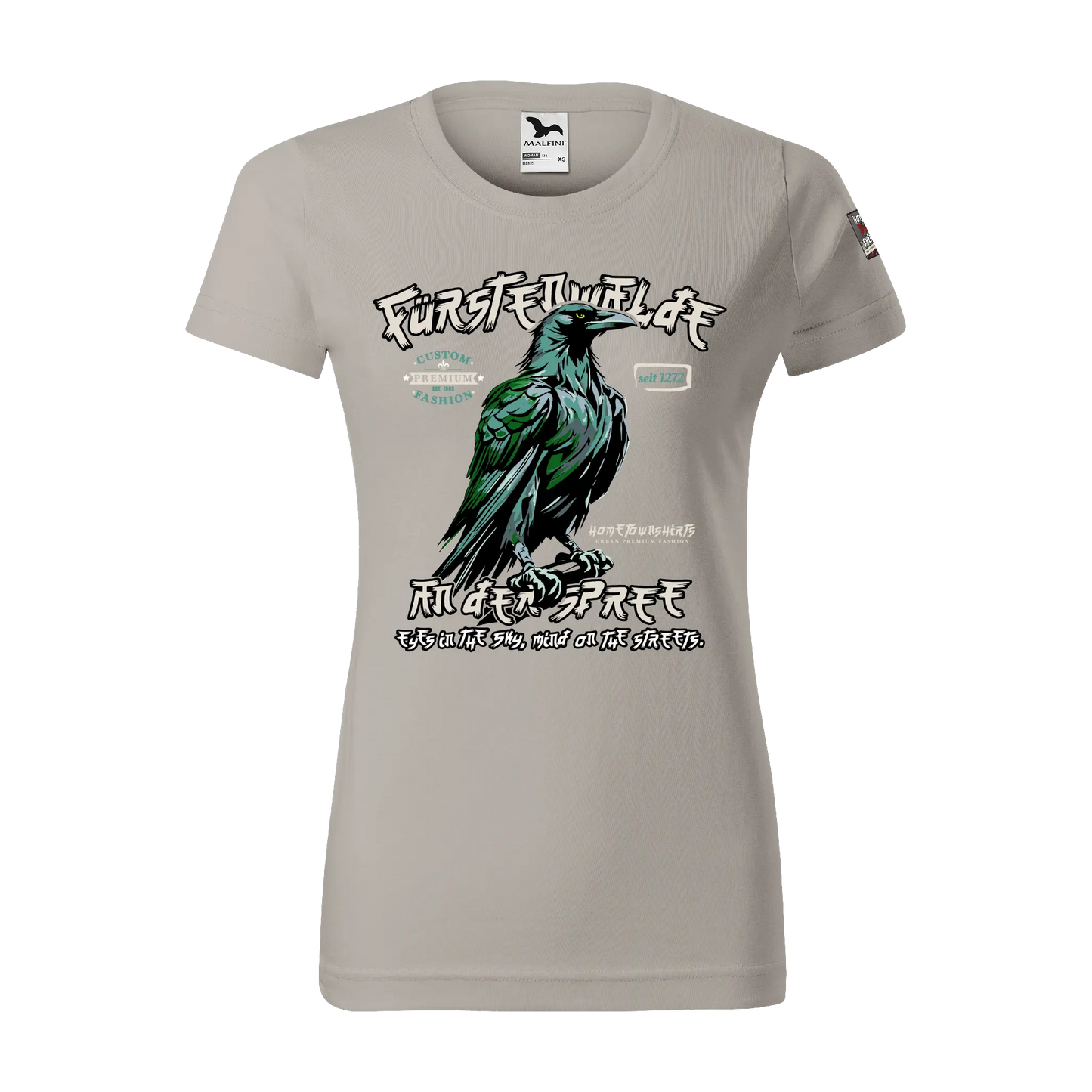 Fürstenwalde Damen T-Shirt - eisgrau - hometownshirts.de