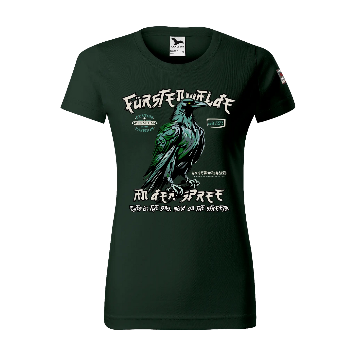 Fürstenwalde Damen T-Shirt - military gruen - hometownshirts.de