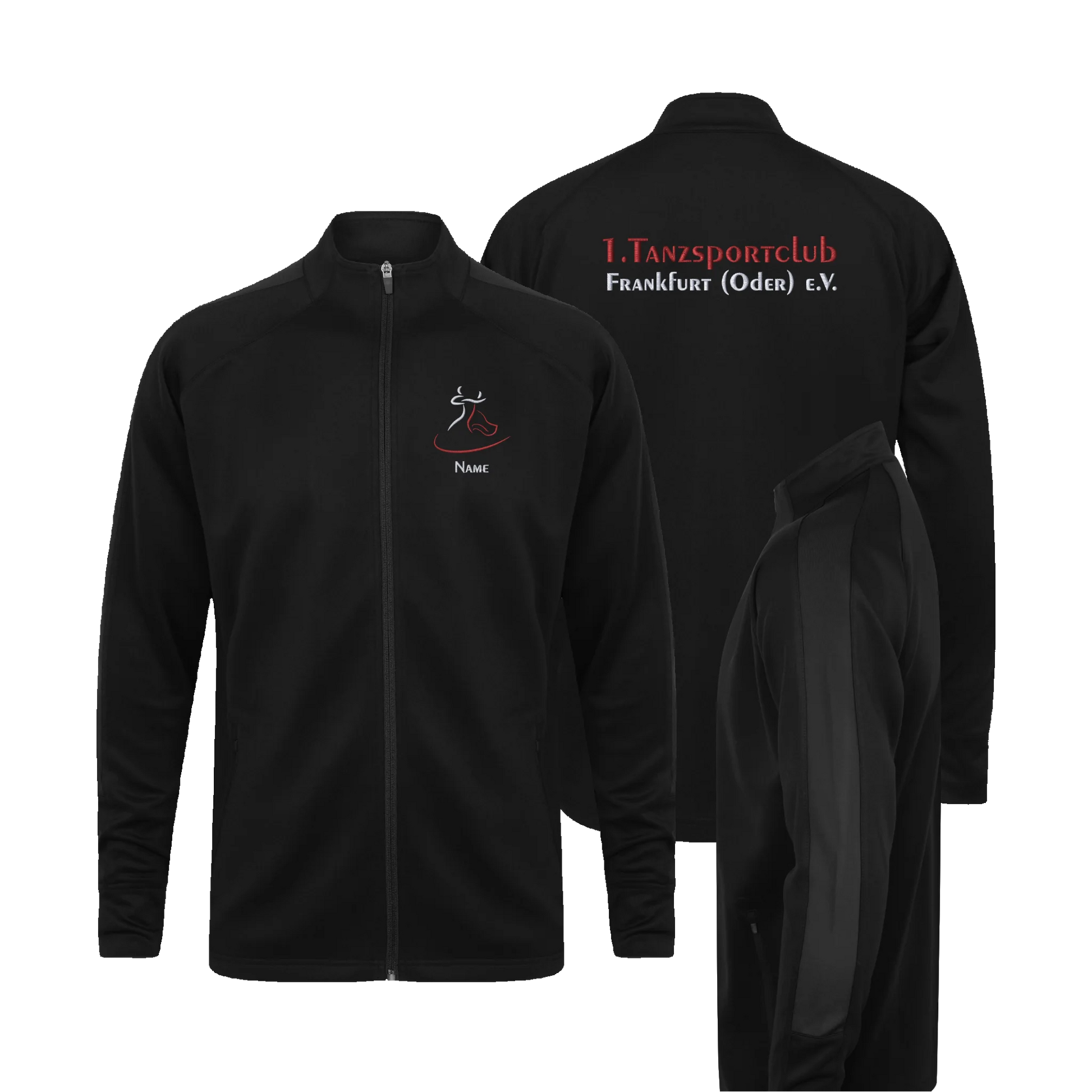 1. TSC FFO - Adults Knitted Tracksuit Top - schwarz - shirtidee.shop