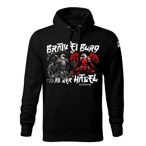 Brandenburg an der Havel - Herren Kapuzenpullover schwarz