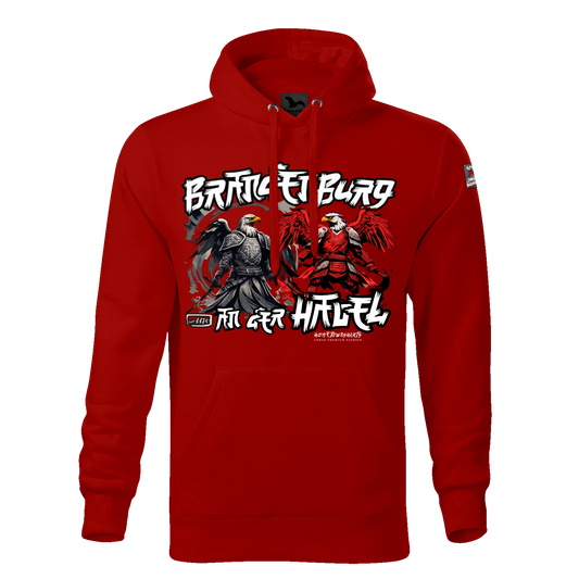 Brandenburg an der Havel - Herren Kapuzenpullover rot