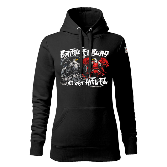 Brandenburg an der Havel - Damen Kapuzenpullover schwarz