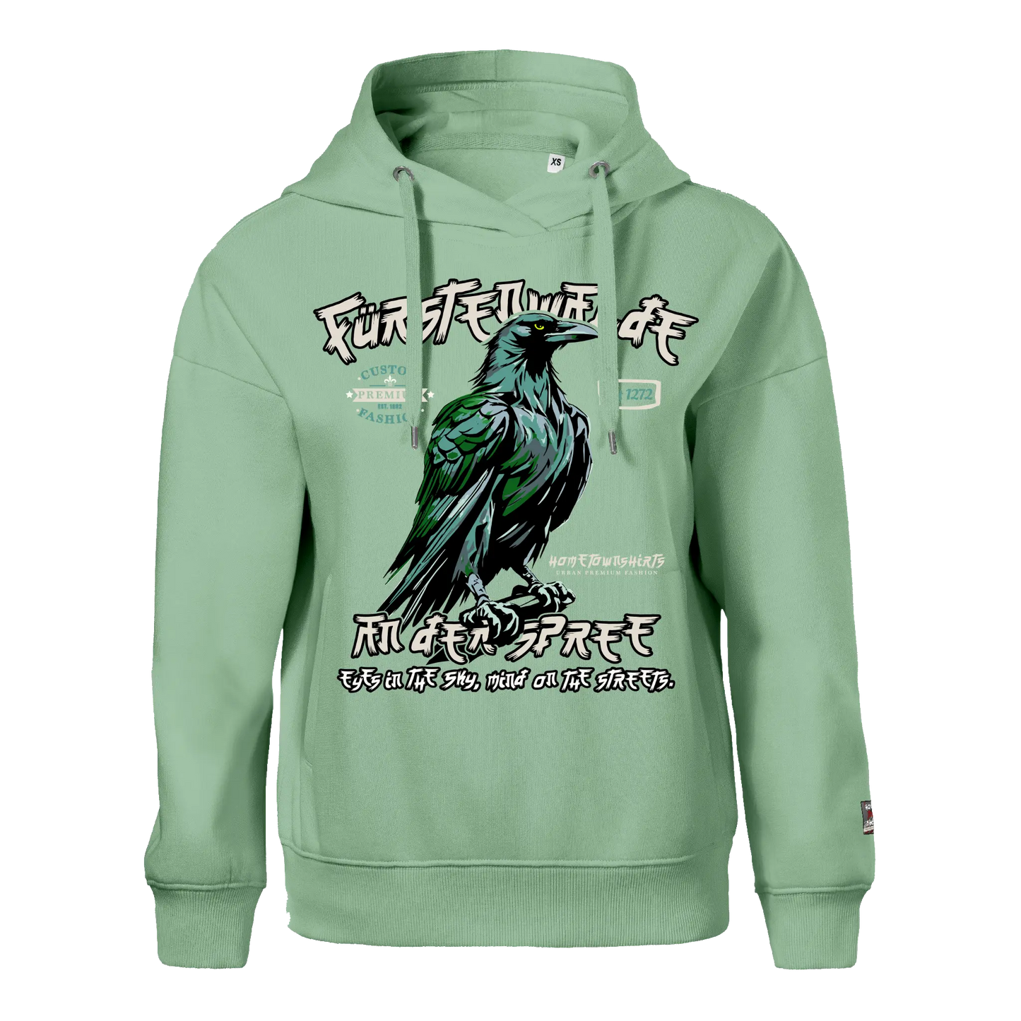 Fürstenwalde Damen Hoody - sage Green - hometownshirts.de
