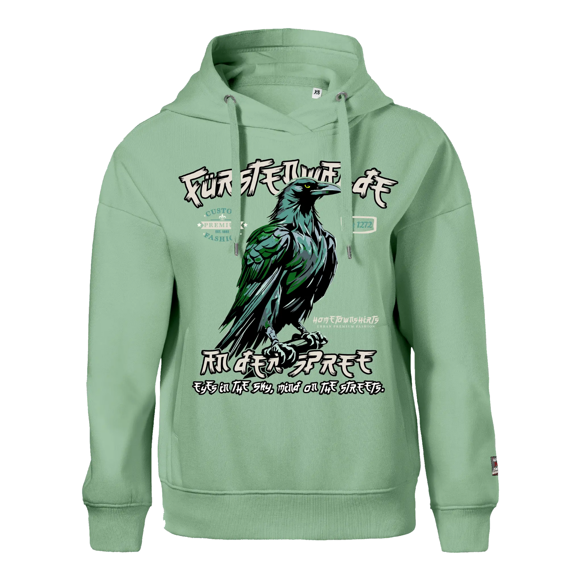 Fürstenwalde Damen Hoody - sage Green - hometownshirts.de