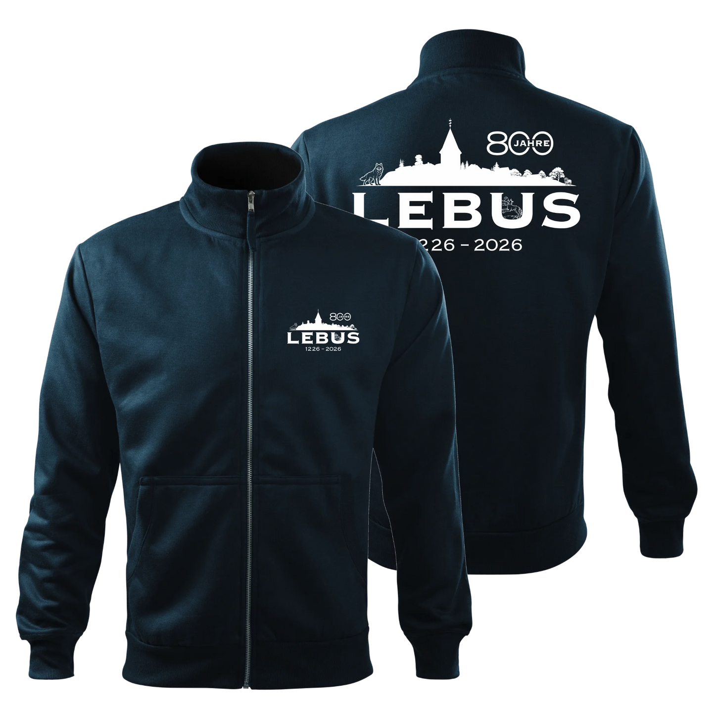 800 Jahre Lebus – Jubiläumssweatjacke – Adventure unisex - shirtidee.shop