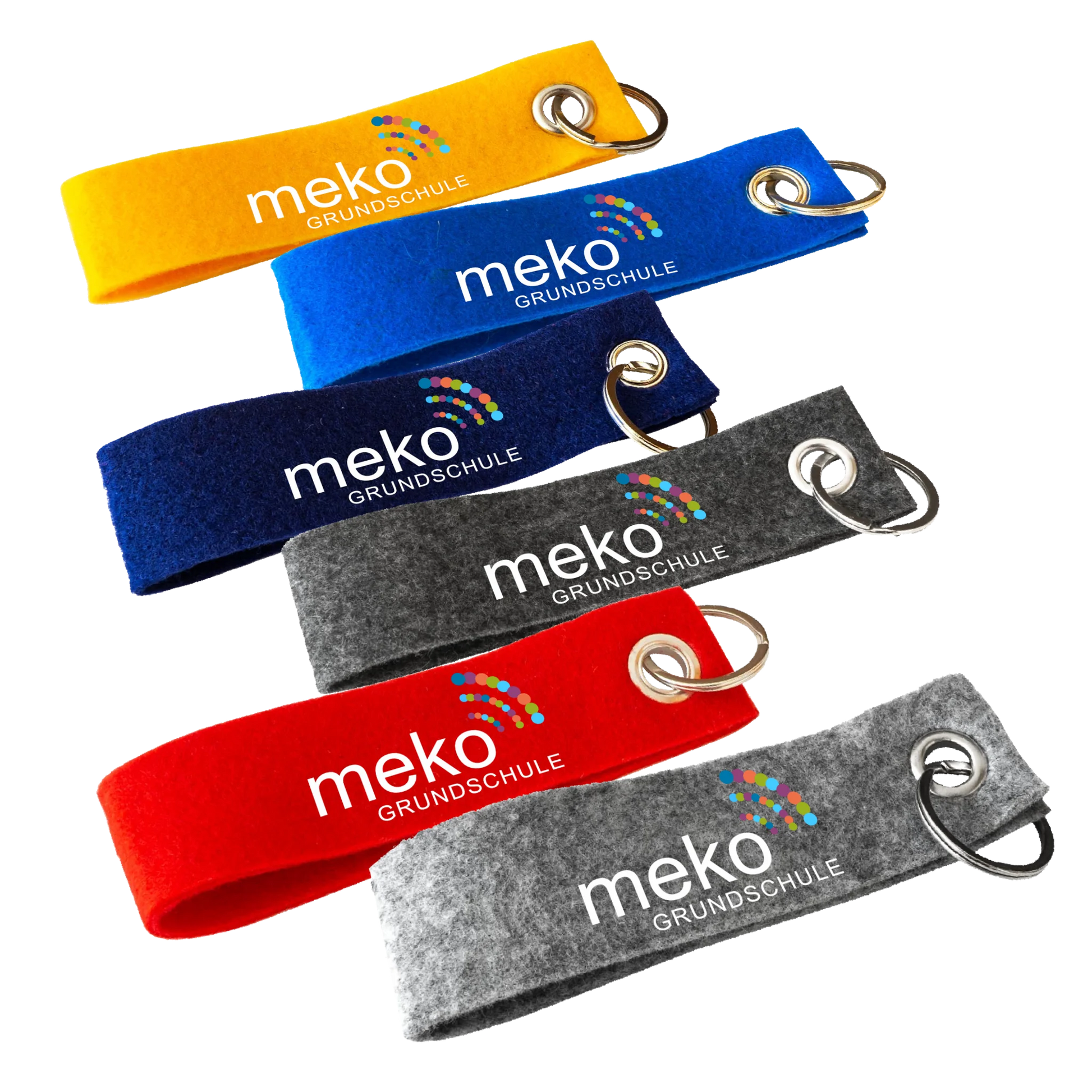 meko Filzschlaufe Schlüsselanhänger mit Name - shirtidee.shop