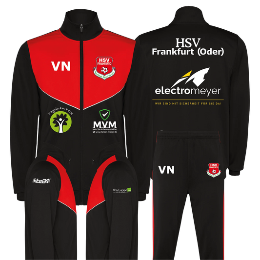 HSV - Trainingsanzug mit Sponsoren - für Erwachsene - dünnerer Stoff - shirtidee.shop