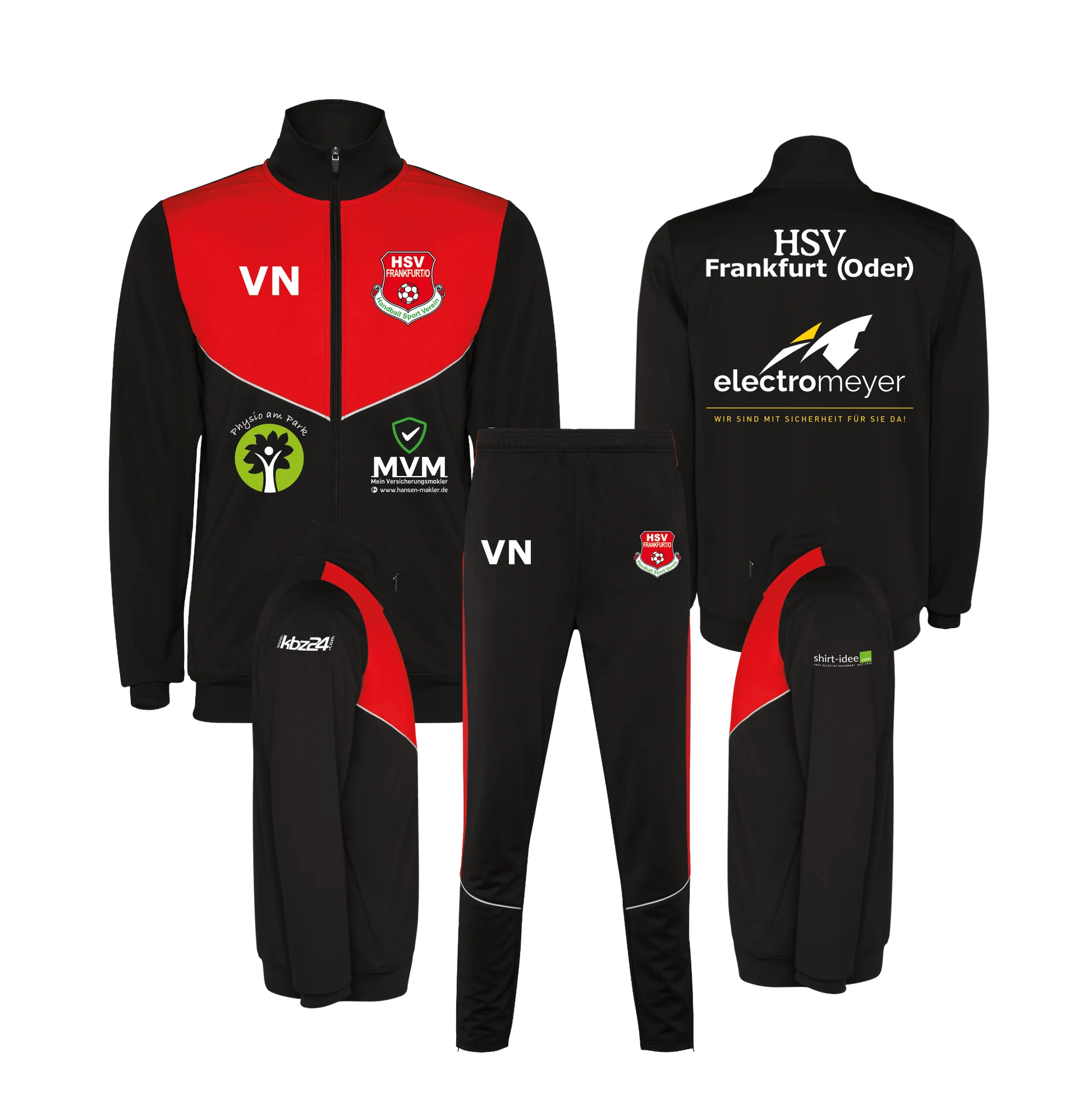 HSV - Trainingsanzug mit Sponsoren - für Kinder - dünnerer Stoff - shirtidee.shop