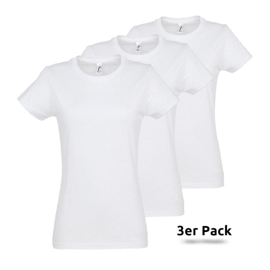  - Basic Imperial Women 3erPack T-Shirts - LightLine, Baumwolle, versch. Farben - shirtidee.shop -  - #tag1# - #tag2# - #tag3# - #tag4#