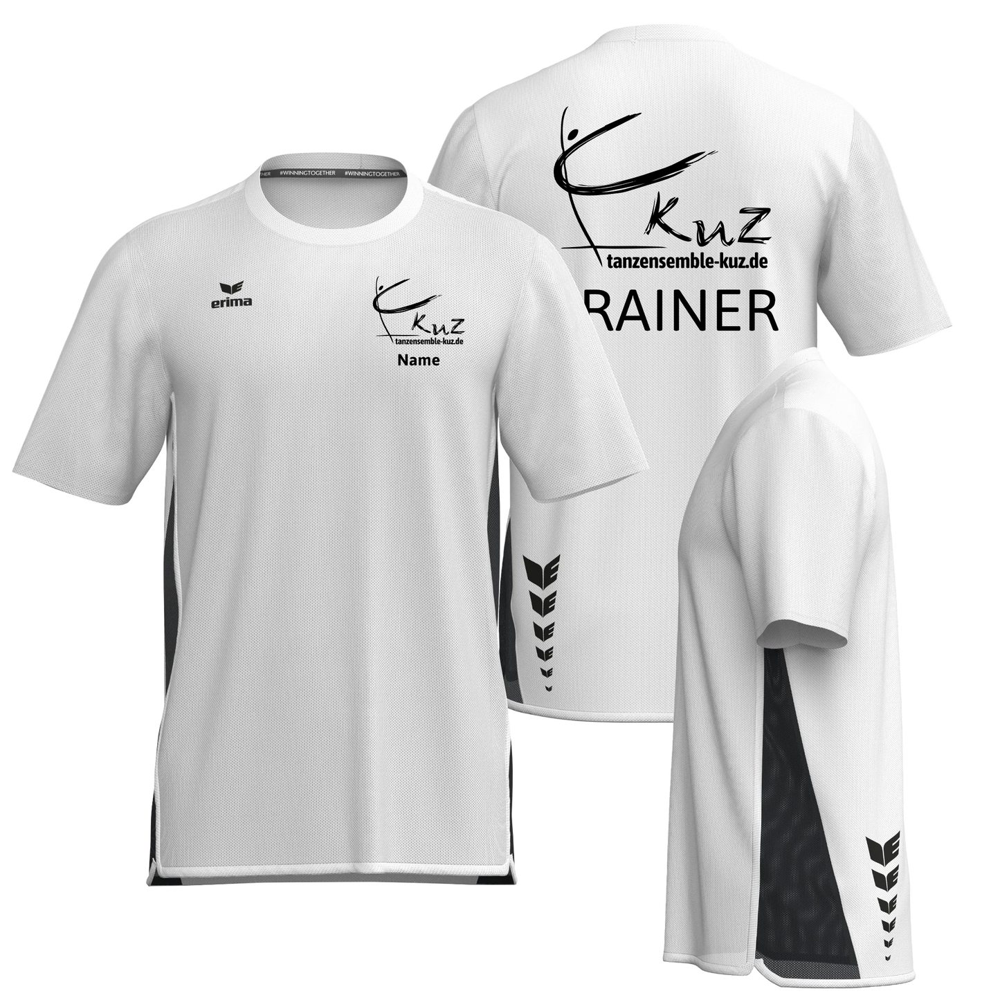 kuz - ERIMA T&F WINGS Function Sport T-Shirt Unisex für Trainer - shirtidee.shop