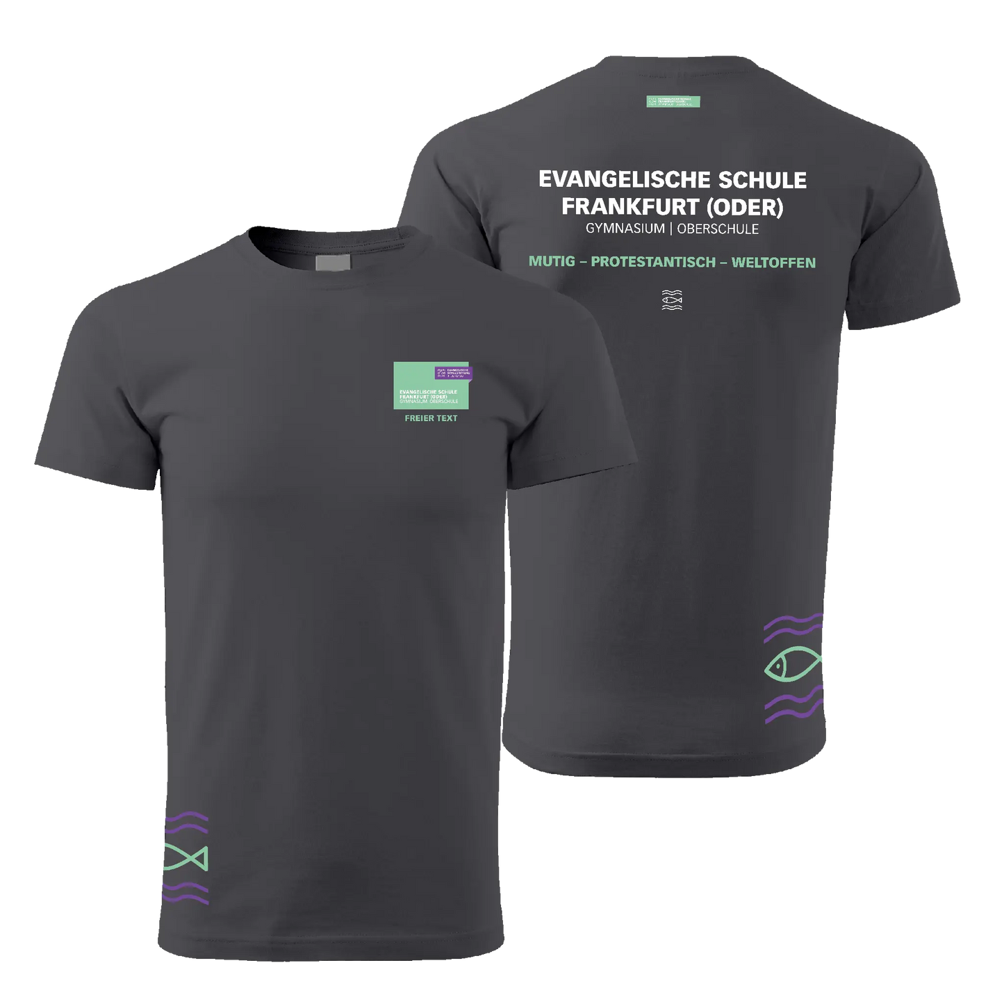EvS - Schul T-Shirt unisex - klassisch - shirtidee.shop