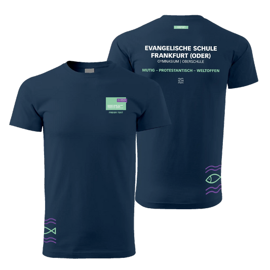 EvS - Schul T-Shirt unisex - klassisch - shirtidee.shop