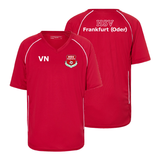 HSV Trikot - rot - Front und Rückansicht - shirtidee.shop