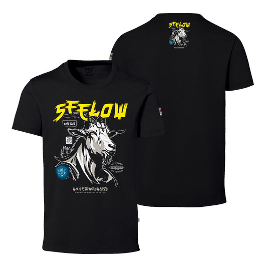 Seelow Ziegenbock Portrait - Cotton Tec Premium Shirt