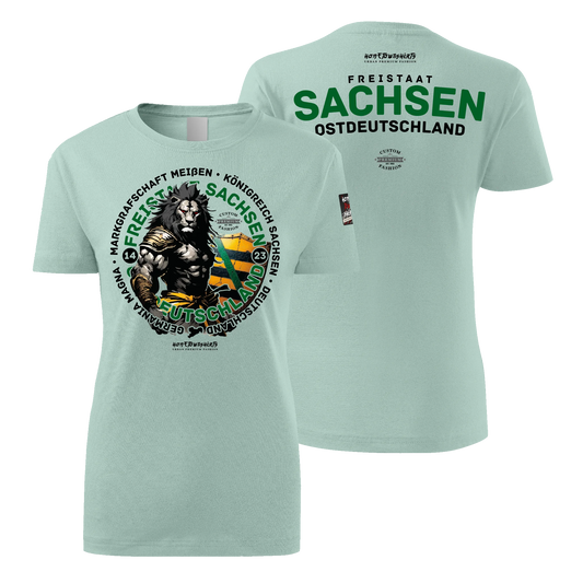 Sachsen Damen T-Shirt Light Edition - shirtidee.shop
