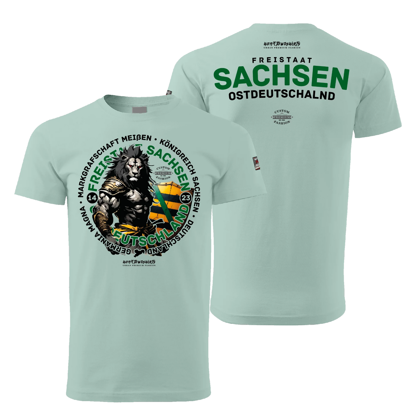 Sachsen Herren T-Shirt - Light Edition - frost - hometownshirts.de
