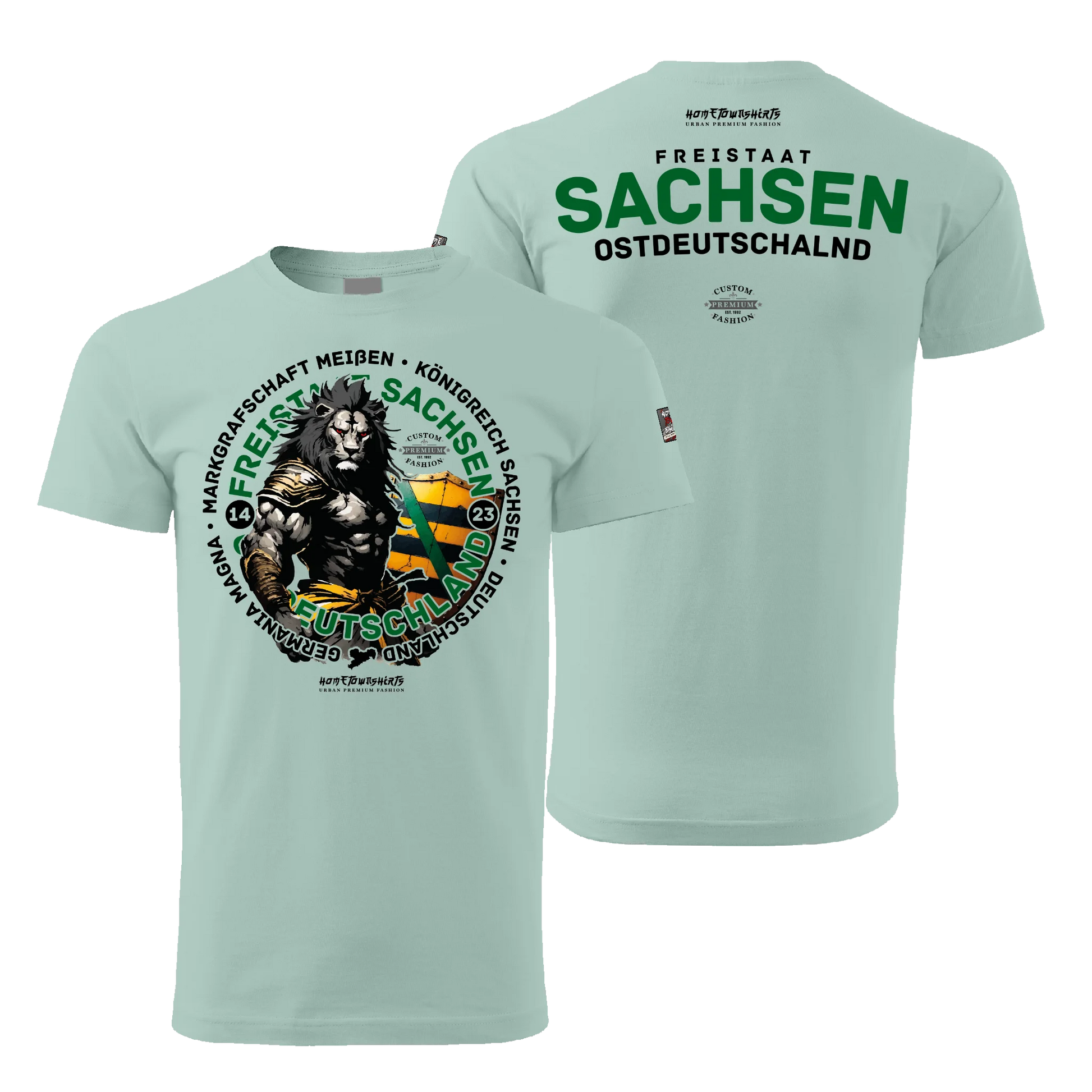 Sachsen Herren T-Shirt - Light Edition - frost - hometownshirts.de