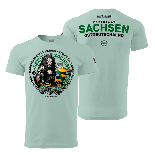 Sachsen Herren T-Shirt - Light Edition - frost - hometownshirts.de