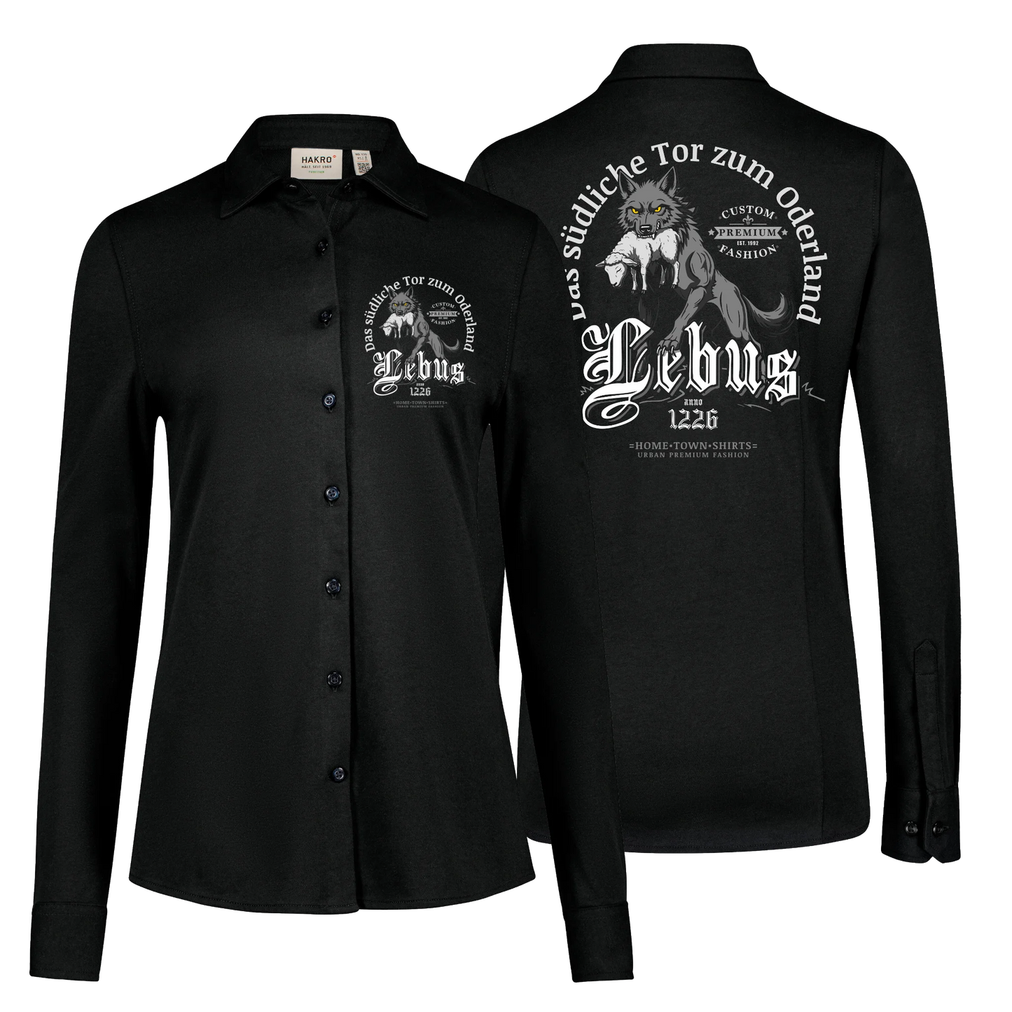 Lebus anno 1226 Cotton Tec Damen Bluse