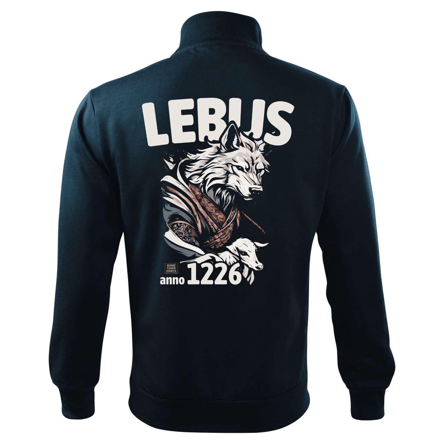 Lebus Wolf und Schaf anno 1226 - Unisex Sweatjacke Adventure - shirtidee.shop