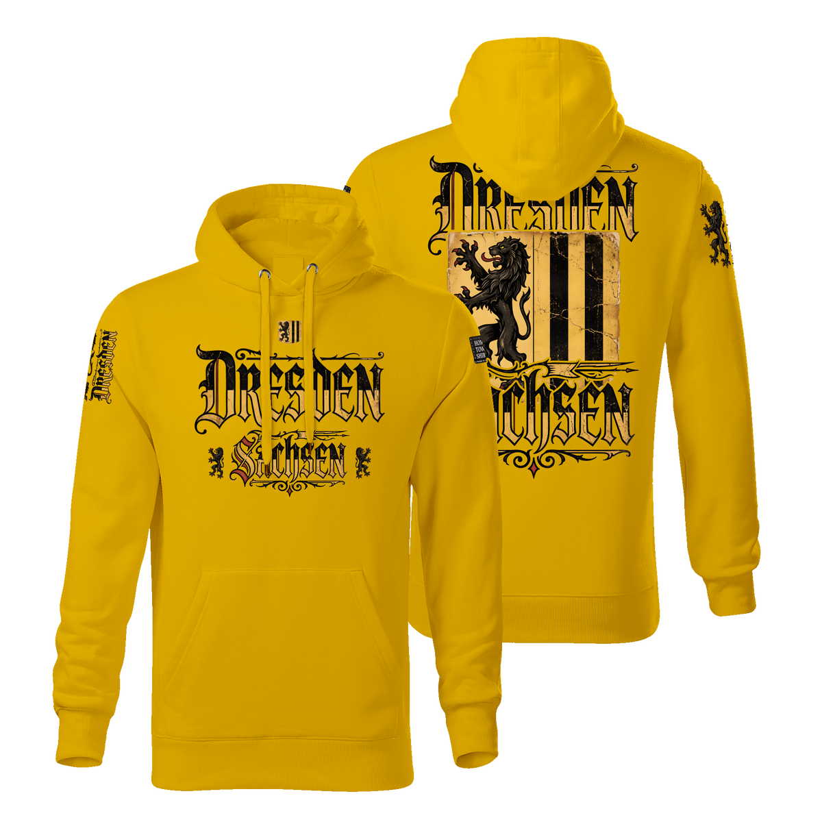 Dresden - Black Lion Kapuzenshirt unisex
