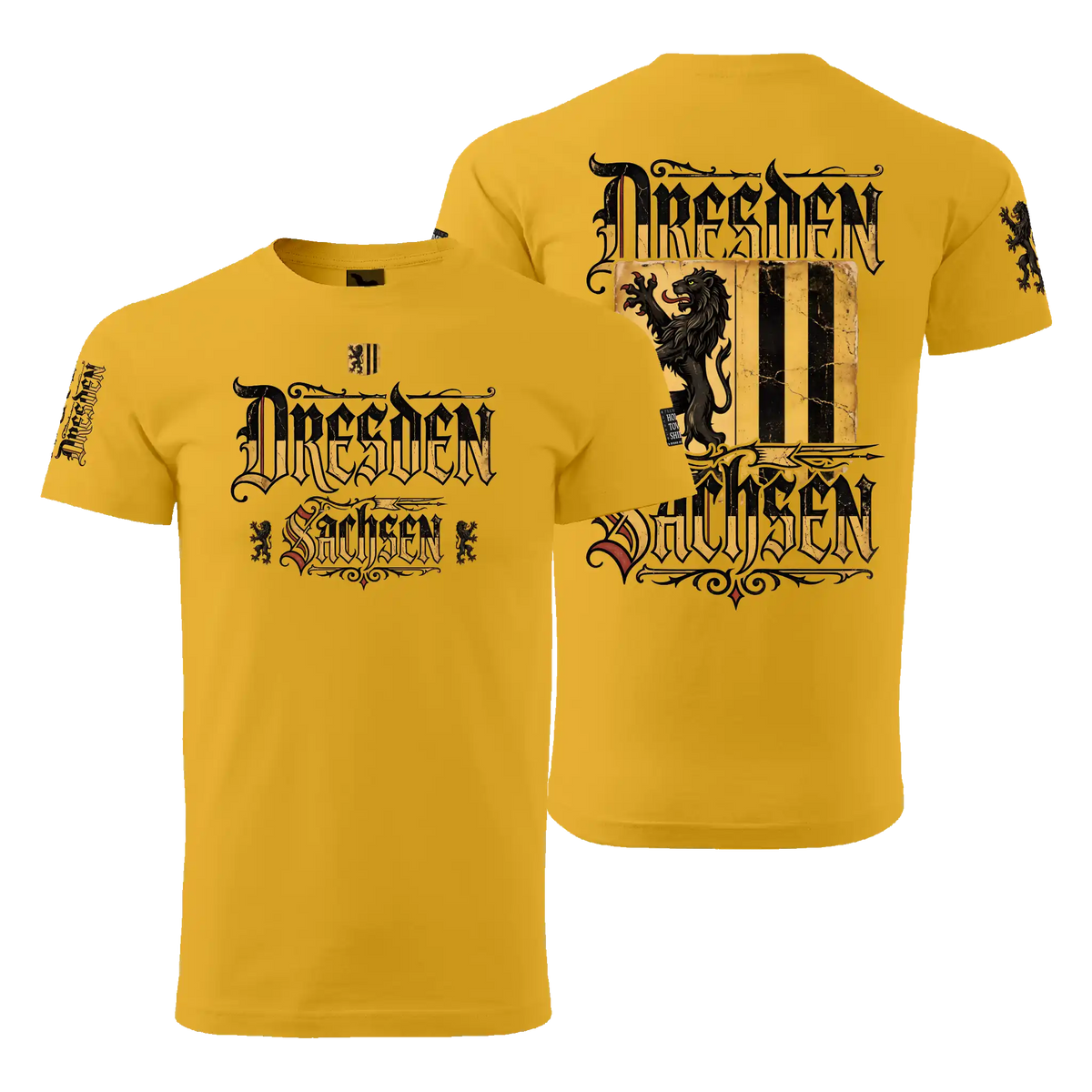 Dresden - Black Lion T-Shirt unisex
