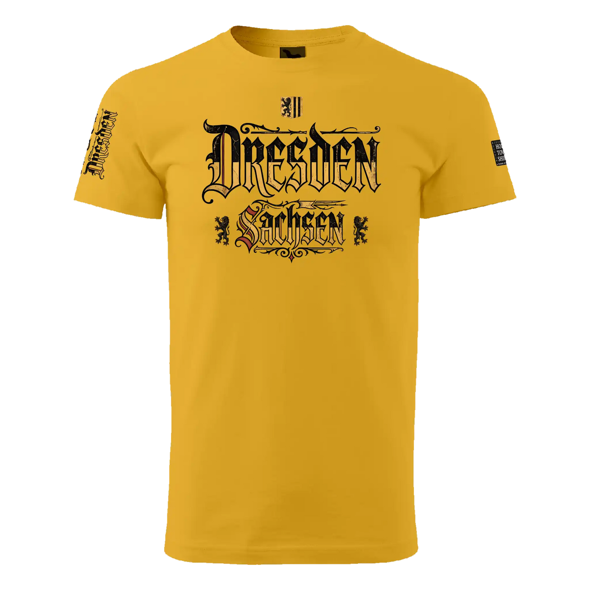 Dresden - Black Lion T-Shirt unisex