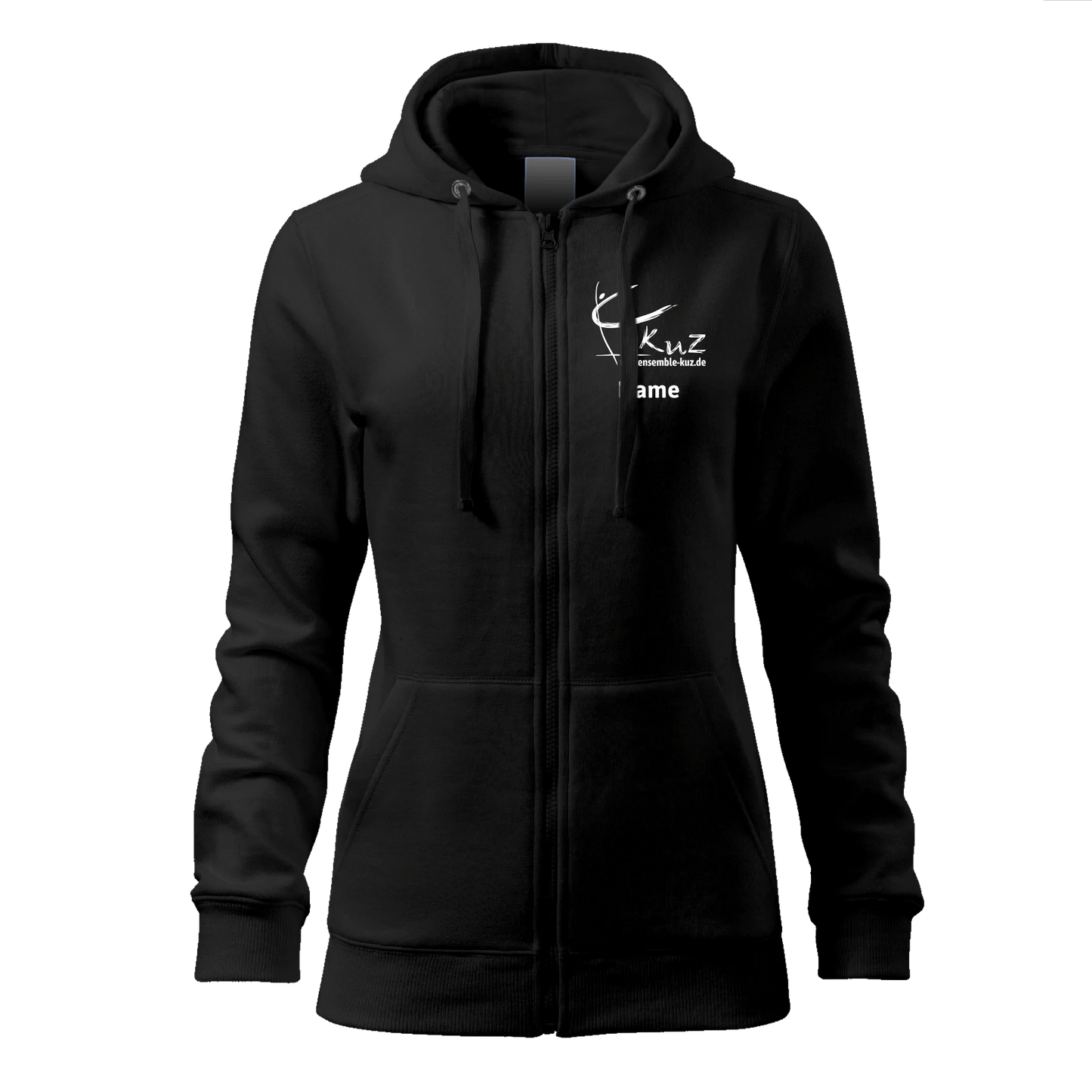 kuz - Womens Trendy Hooded Zipper