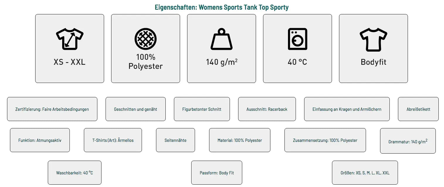 kuz - Women Sporty Tank-Top für Trainer - shirtidee.shop