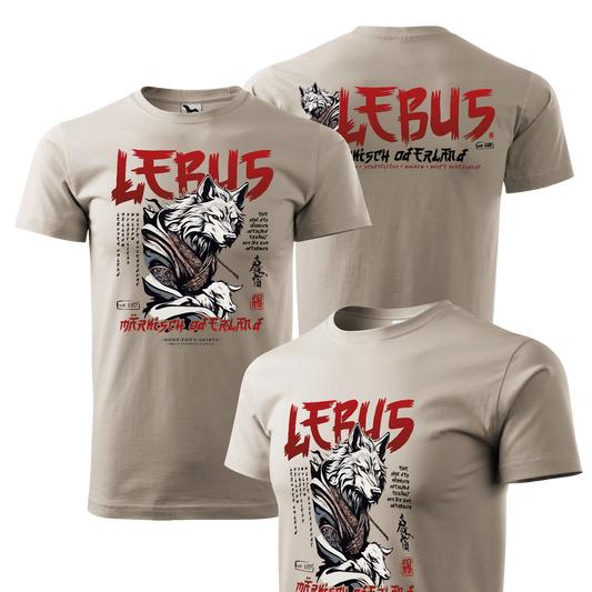  - Lebus - Samurai Edition - Herren T-Shirt Eisgrau - shirtidee.shop -  - #tag1# - #tag2# - #tag3# - #tag4#
