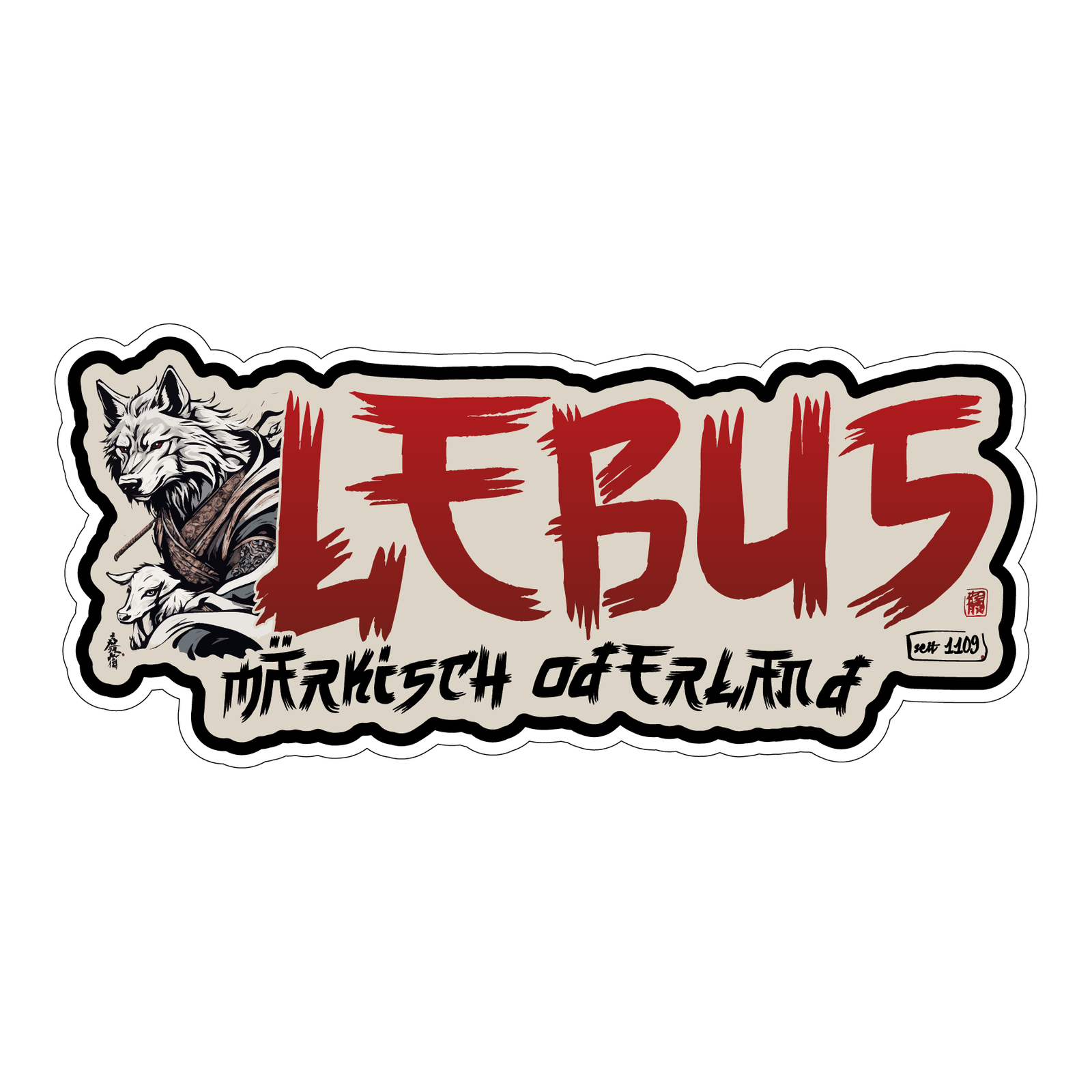  - Lebus - Samurai Edition - Sticker - shirtidee.shop -  - #tag1# - #tag2# - #tag3# - #tag4#