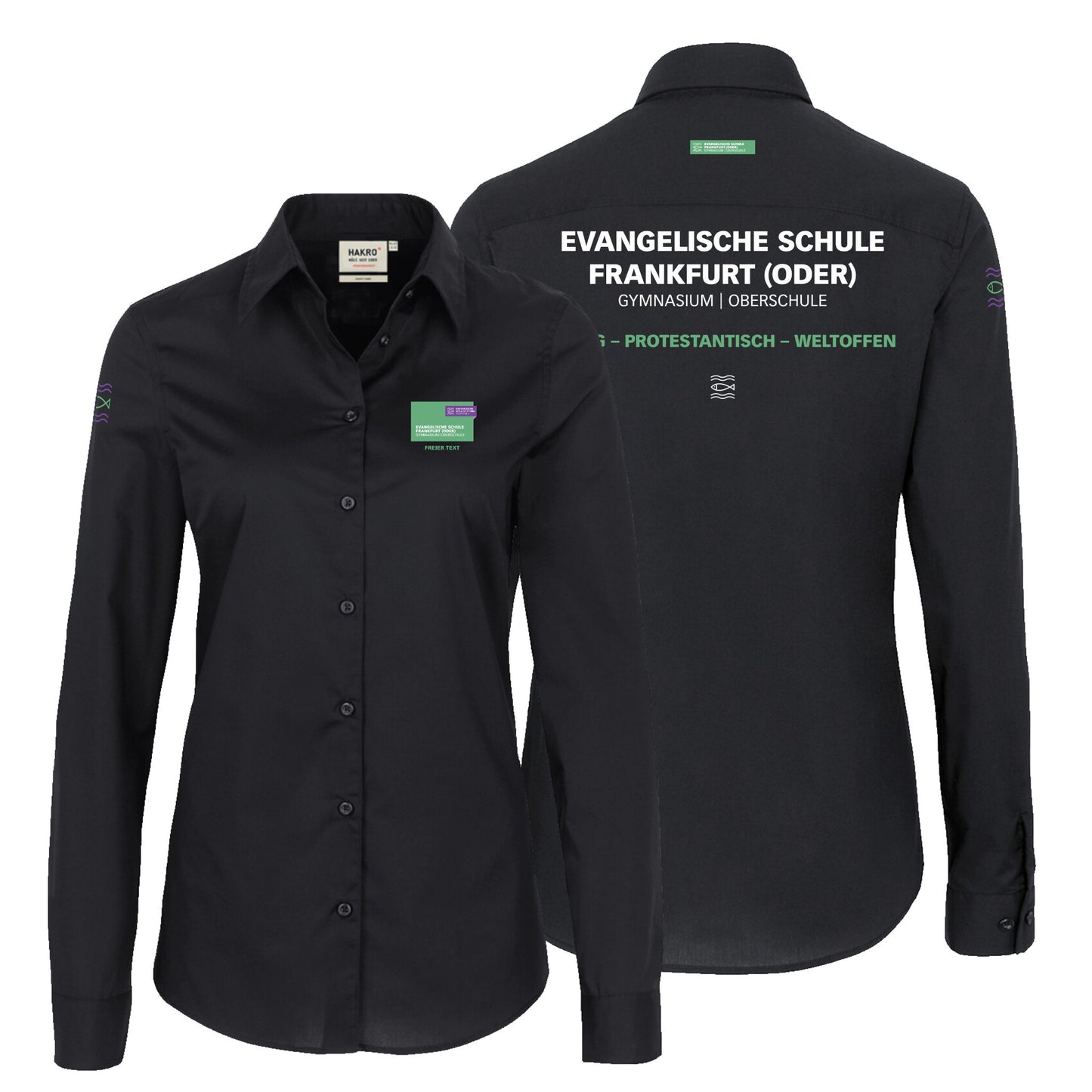 EvS - Lehrer Damen Bluse Micralinar - Regular Fit