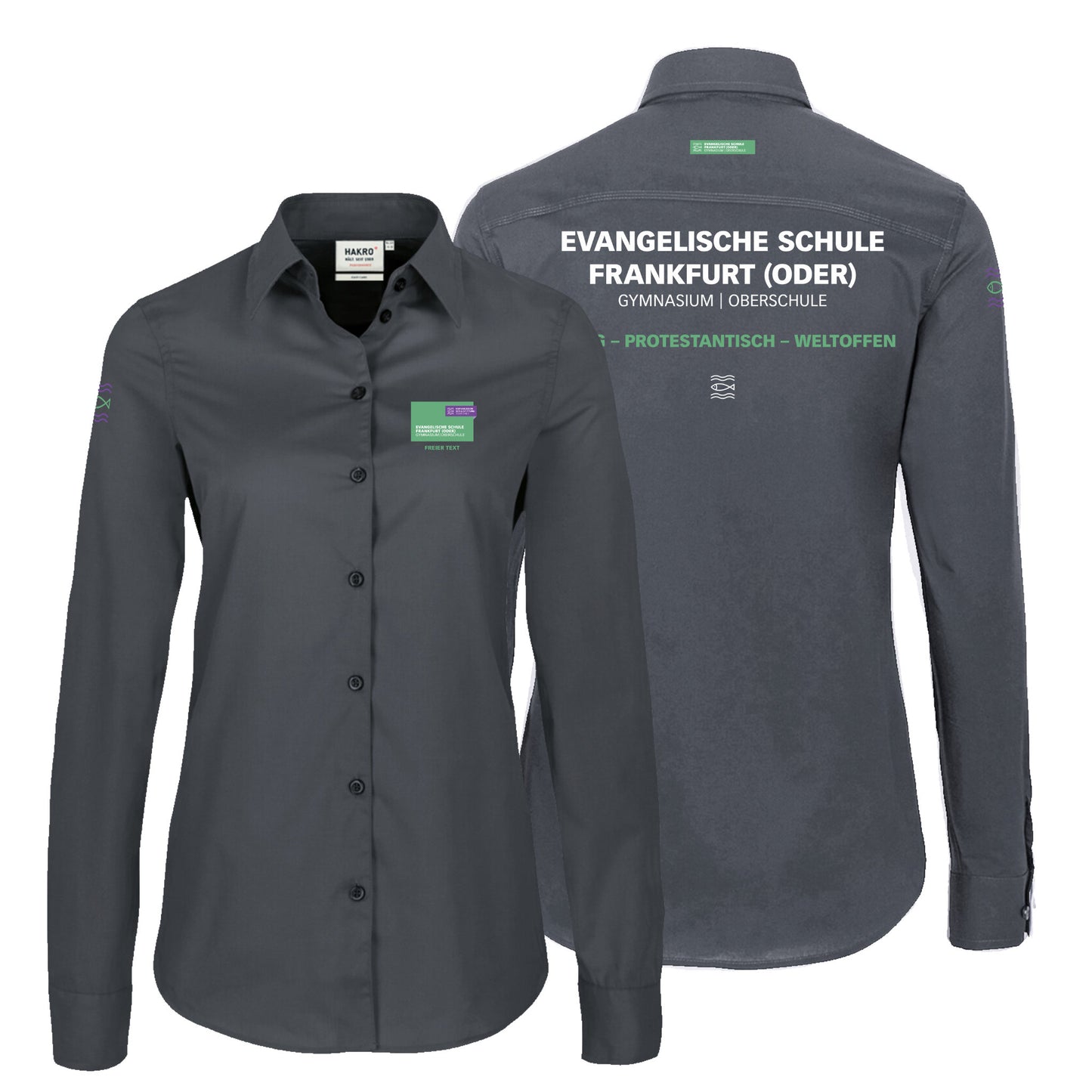 EvS - Lehrer Damen Bluse Micralinar - Regular Fit