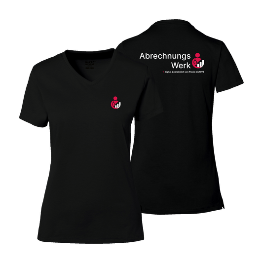AW - Damen T-Shirt V-Neck Performance