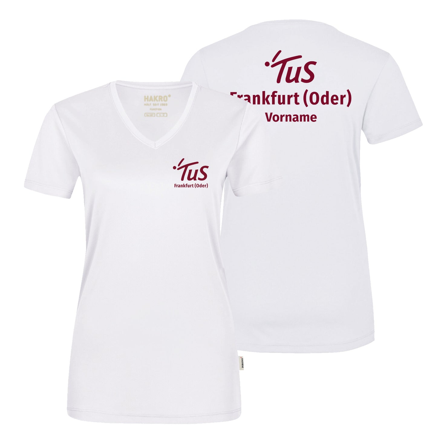 TuS - Damen Coolmax V-Neck Funktionsshirt