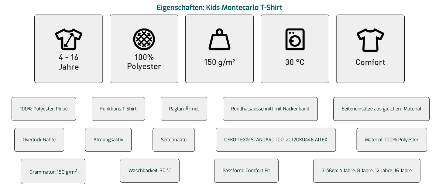 1.TSC - Kindersport Funktions T-Shirt