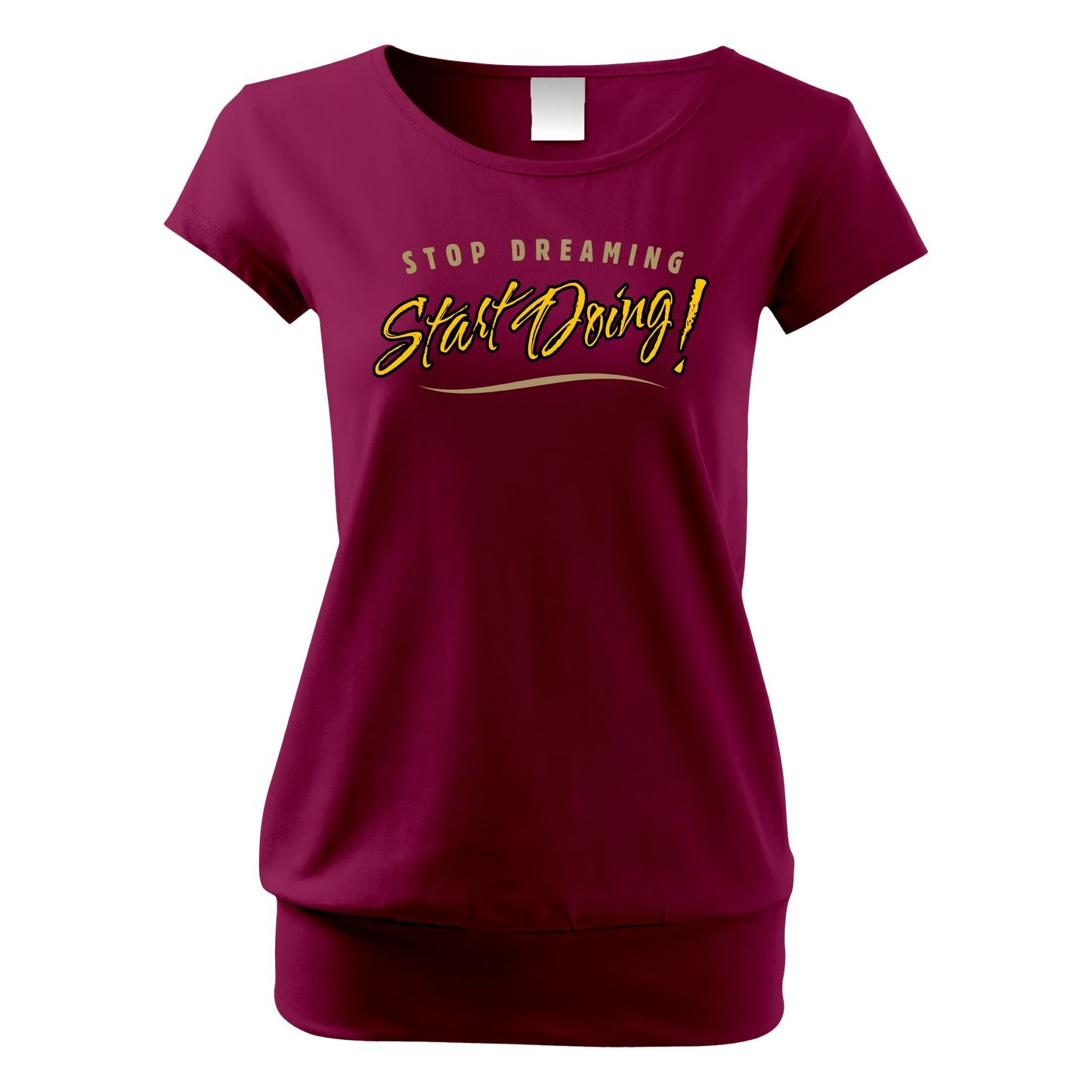 Start Doing! - City Damen T-Shirt mit Saum