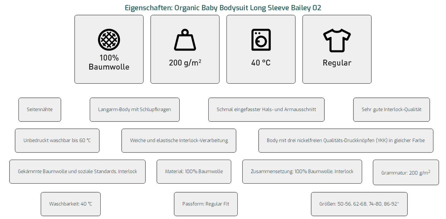 Babybody - PAPA WARS - langarm