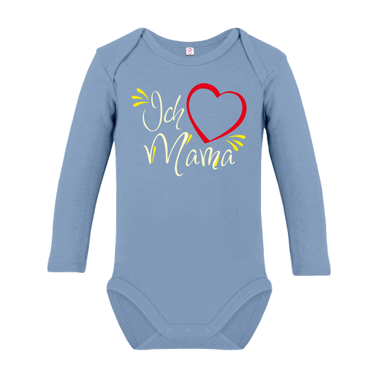 Ich liebe Mama – Babybody - shirtidee.shop