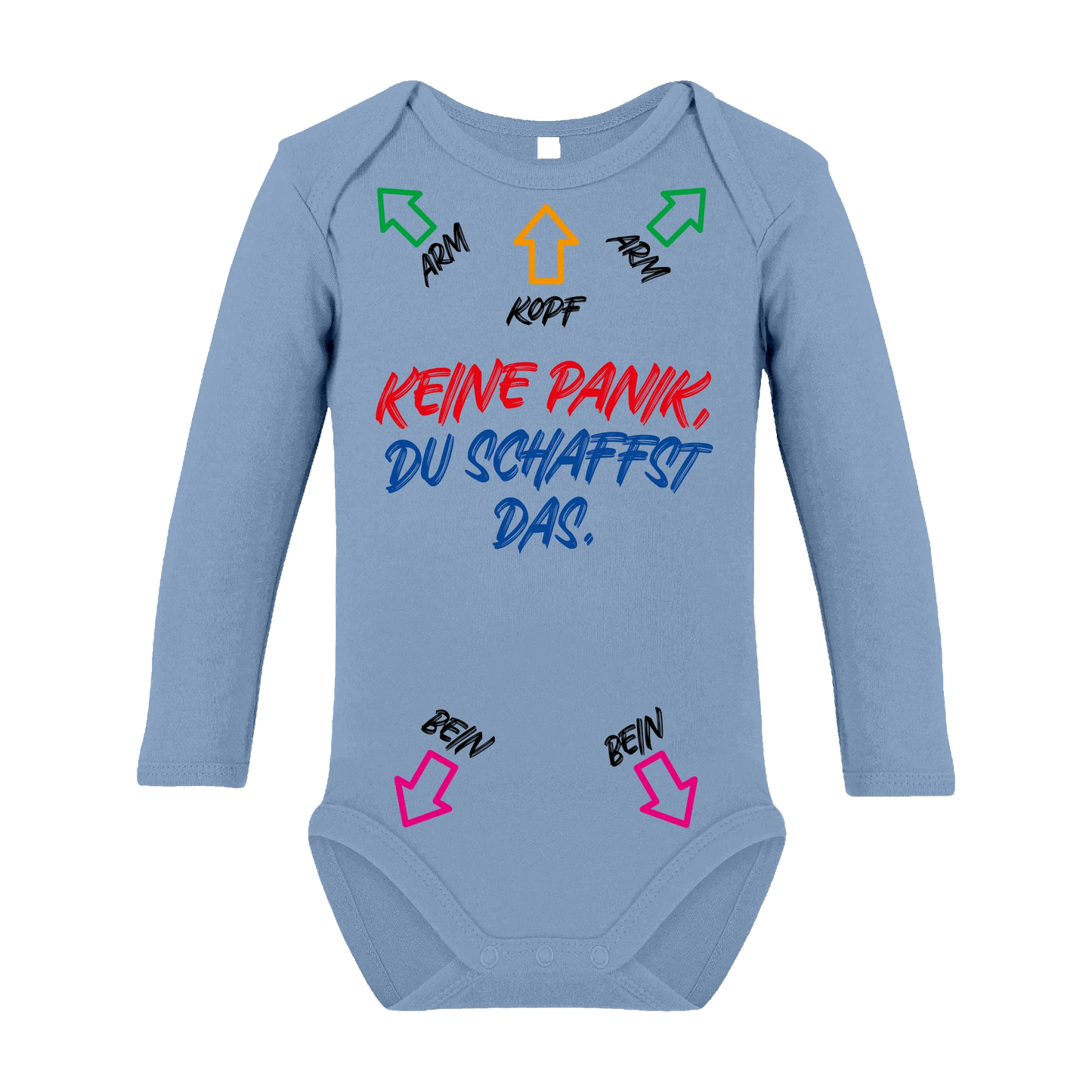 Keine Panik  - kurz- und langarm Babybody