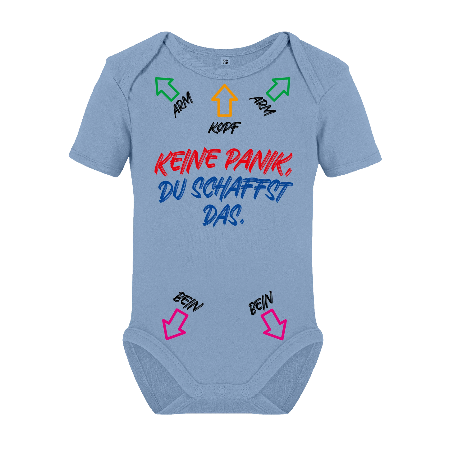 Keine Panik  - kurz- und langarm Babybody
