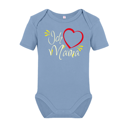 Ich liebe Mama – Babybody - shirtidee.shop