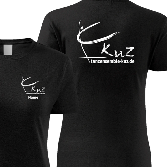 kuz Tanzensemble - Basic Damen Baumwolle T-Shirt Zoom - shirtidee.shop
