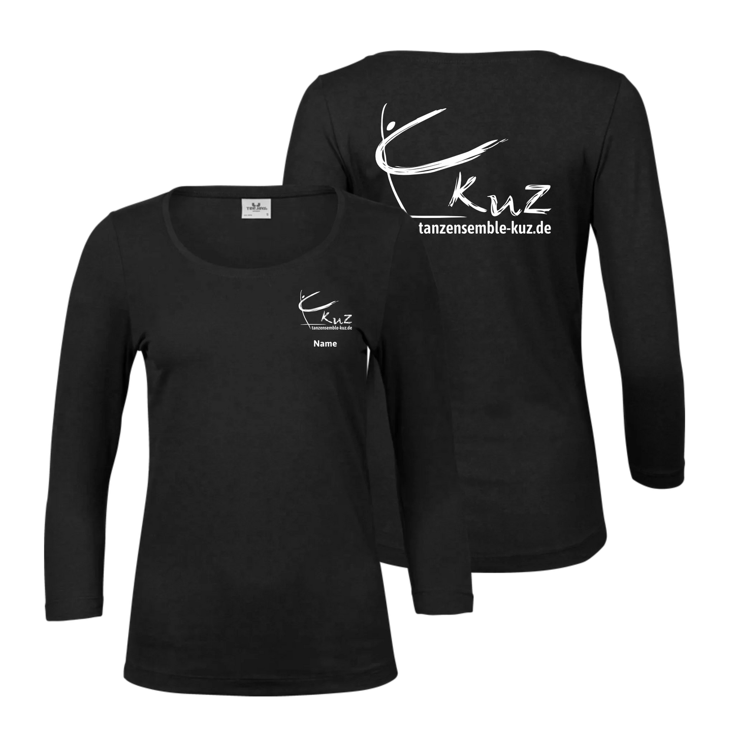 kuz - Womens Stretch 3/4 Sleeve Tee